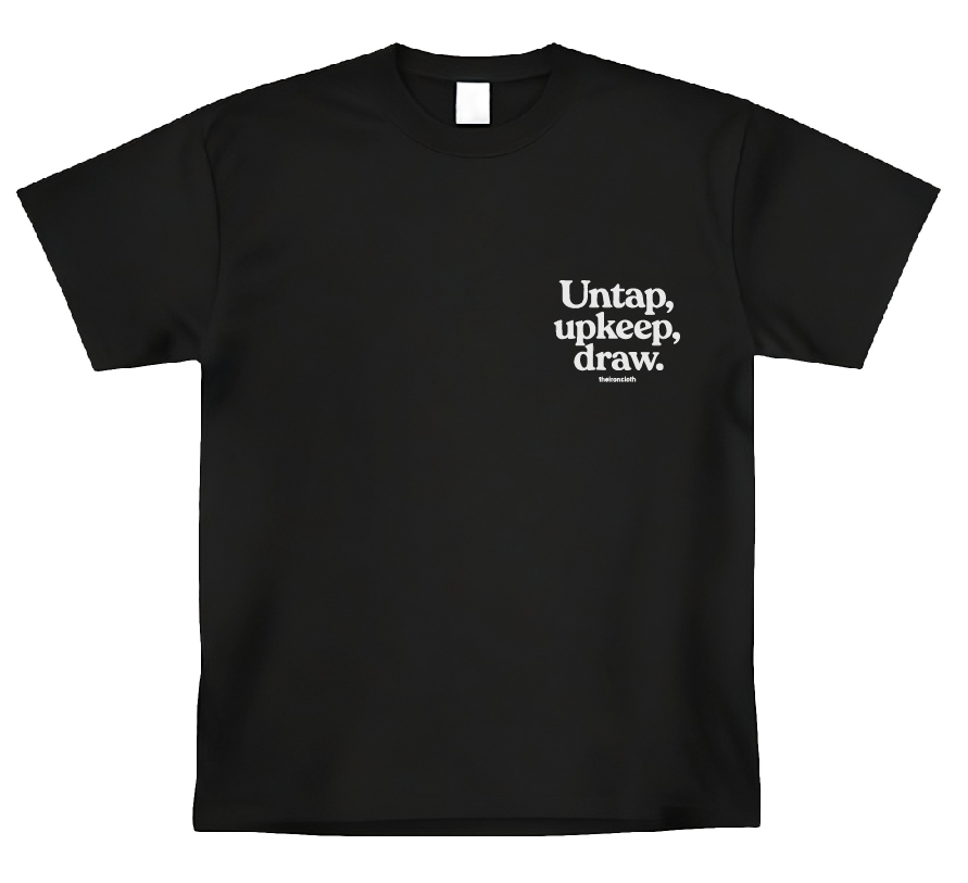 Uptap, upkeep, draw.