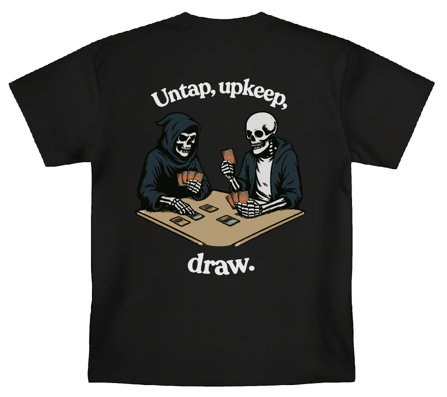 Uptap, upkeep, draw.